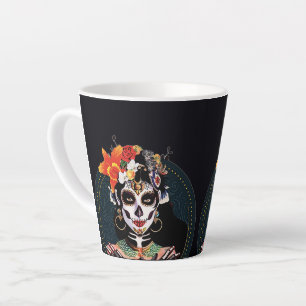 LA CATRINA Halloween Black Coffee Tasse