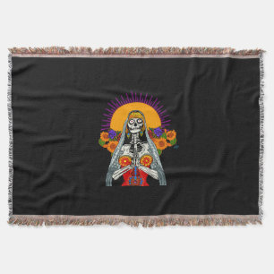La Catrina in einem modernen, farbenfrohen Stil Decke