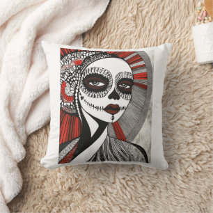 La Catrina Kissen