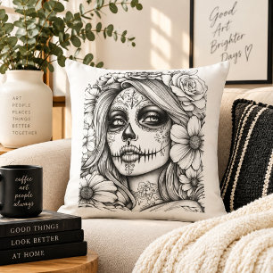 La Catrina Kissen