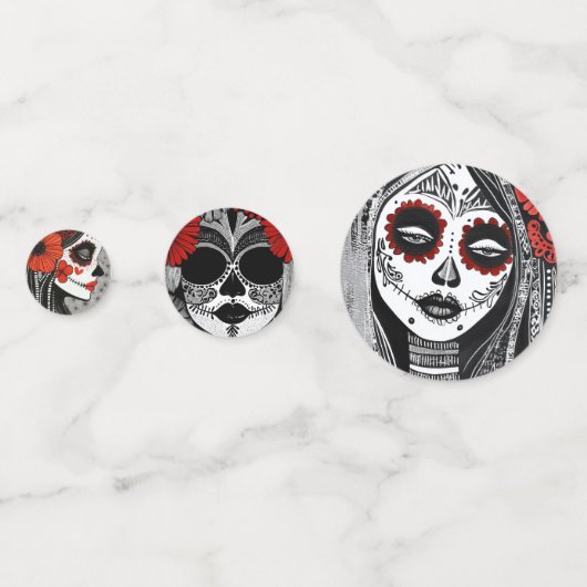 La Catrina Konfetti (Rückseiten)