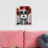La Catrina Leinwanddruck (Insitu (Wohnzimmer))
