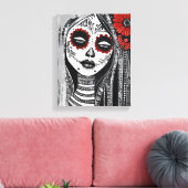 La Catrina Leinwanddruck (Insitu (Wohnzimmer))