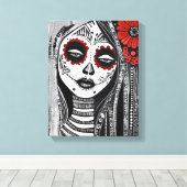 La Catrina Leinwanddruck (Insitu (Holzboden))