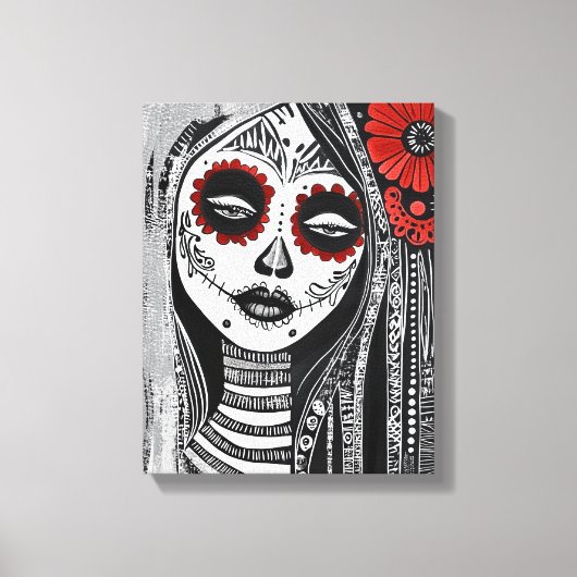 La Catrina Leinwanddruck (Vorderseite)