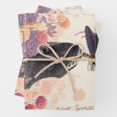 La Catrina Skeleton Lady Day of the Dead Decoupage Geschenkpapier Set (Beispiel)