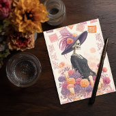 La Catrina Skeleton Lady Day of the Dead Postkarte