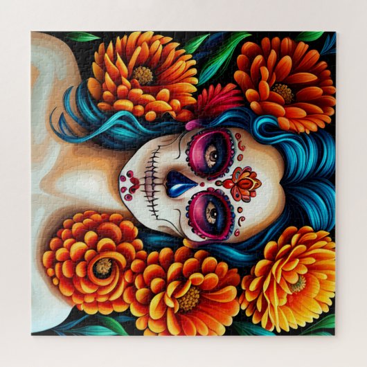 La Catrina Tag der Toten Puzzle (Horizontal)