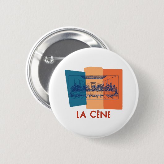 La Cène - das letzte Abendessen Button (Vorne & Hinten)