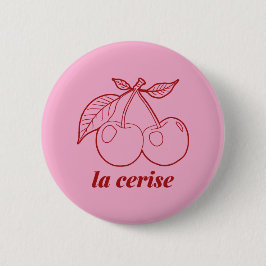 La cerise pin button