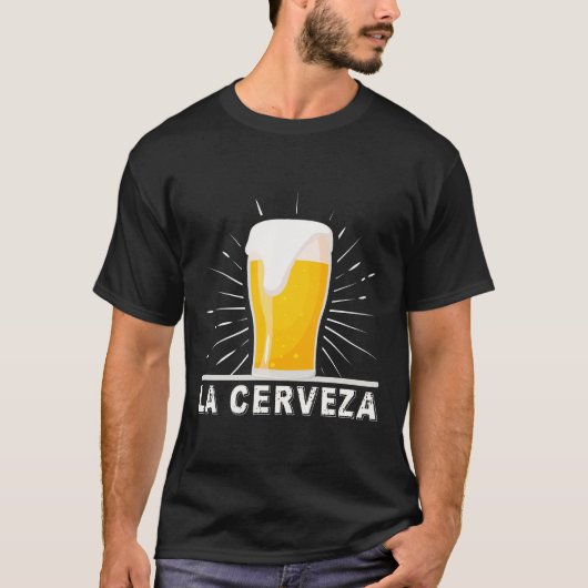 La Cerveza Bier-Liebhaber-T - Shirt (Vorderseite)