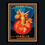 La Chablisienne Art Deco Poster 16 x 20<br><div class="desc">Farbige Art Deco Printwerbung für La Chablisienne 16 x 20. Erhältlich in kleinerer Größe.</div>