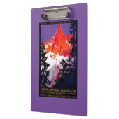 La Chaine De der Montblanc Vintages PosterEurope Klemmbrett (Links)