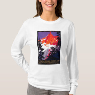 La Chaine De der Montblanc Vintages PosterEurope T-Shirt