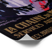 La Chaine De Mont-Blanc Vintag PosterEurope Poster (Ecke)