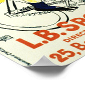 La Chaine Simpson Cycles Lautrec Vintage Poster Ad (Ecke)