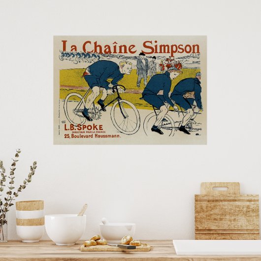 La Chaine Simpson Poster (Küche)