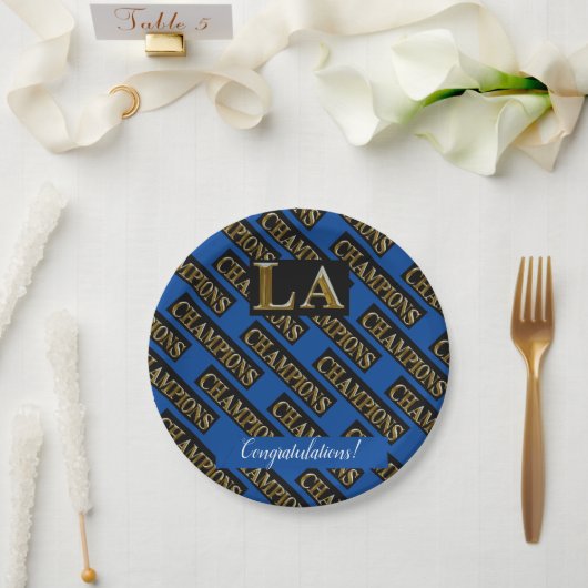 LA CHAMPS PAPPTELLER (Hochzeit)