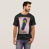 La Chancla Mexican Slang Lottery Bingo Cards T-Shirt (Vorne ganz)