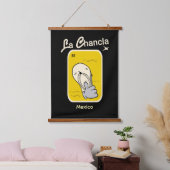 la Chancla yellow Wandteppich Mit Holzrahmen (Schlafzimmer)