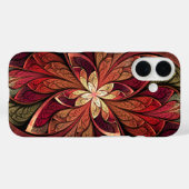La Chanteuse Rouge Red Abstrakt Pattern Case-Mate iPhone Hülle (Rückseite (Horizontal))