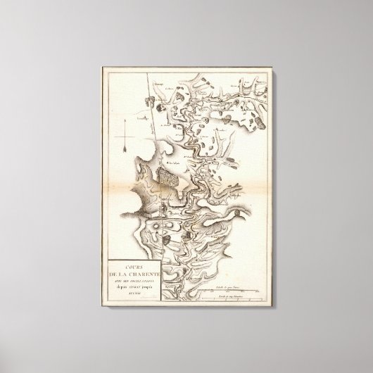 La Charente Leinwanddruck (Vorderseite)