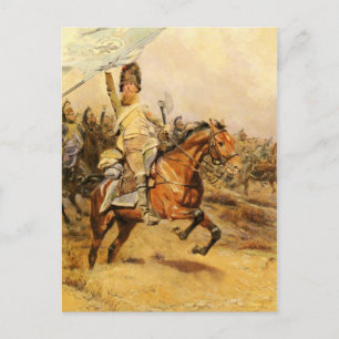 La Charge Postkarte