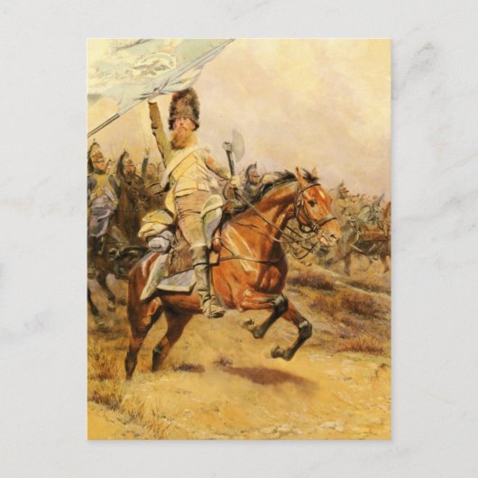 La Charge Postkarte (Vorderseite)