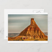 La cheminée de Fée - Désert des Bardenas Postkarte (Vorne/Hinten)
