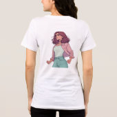 LA CHICA BRAVA T - SHIRT - FIERCE LATINA ZURÜCK (Rückseite)