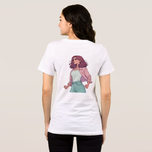 LA CHICA BRAVA T - SHIRT - FIERCE LATINA ZURÜCK (Rückseite voll)