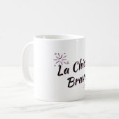 "LA CHICA BRAVA WILDE FRAU" KAFFEETASSE (Vorderseite Links)