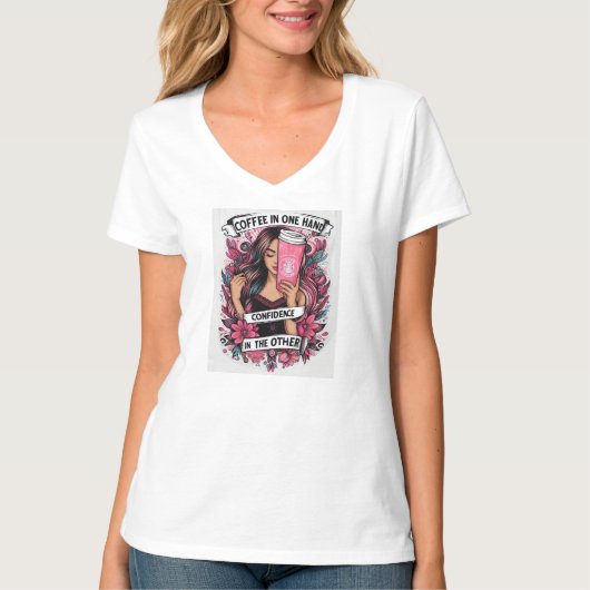 La chica del café T-Shirt (Vorderseite)