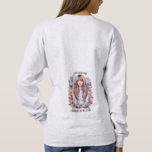 La chica del caffé sweatshirt (Rückseite)