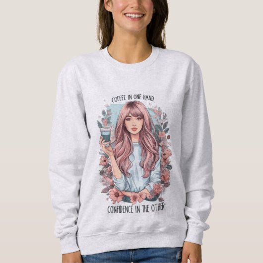 La chica del caffé sweatshirt (Vorderseite)