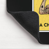 La Chingona Mexican Lottery Bingo Game Card Player Mousepad (Ecke)
