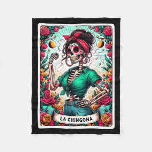 La Chingona Tarot Karte Tag Der Toten Dia De Los Fleecedecke
