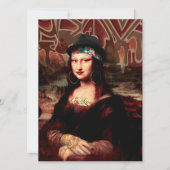 La Chola Mona Lisa Mexikanisch Einladung (Vorderseite)