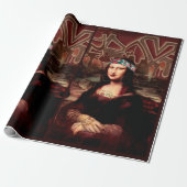 La Chola Mona Lisa Mexikanisch Geschenkpapier (Ungerollt)