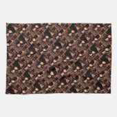 La Chola Mona Lisa Mexikanisch Geschirrtuch (Horizontal)