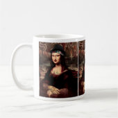 La Chola Mona Lisa Mexikanisch Kaffeetasse (Links)