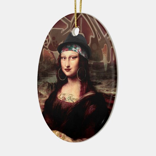 La Chola Mona Lisa Mexikanisch Keramik Ornament (Links)