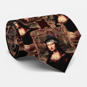 La Chola Mona Lisa Mexikanisch Krawatte (Gerollt)