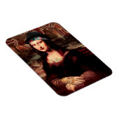 La Chola Mona Lisa Mexikanisch Magnet (Rechte Seite)