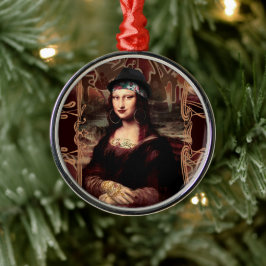 La Chola Mona Lisa Mexikanisch Ornament Aus Metall