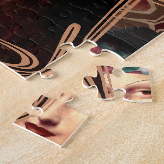 La Chola Mona Lisa Mexikanisch Puzzle (Seite)