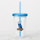 La Chouette Bleue Café Acryltrinkbecher (Vorderseite)