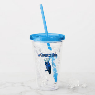La Chouette Bleue Café Acryltrinkbecher