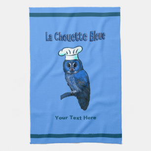 La Chouette Bleue Café Geschirrtuch