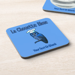 La Chouette Bleue Café Getränkeuntersetzer